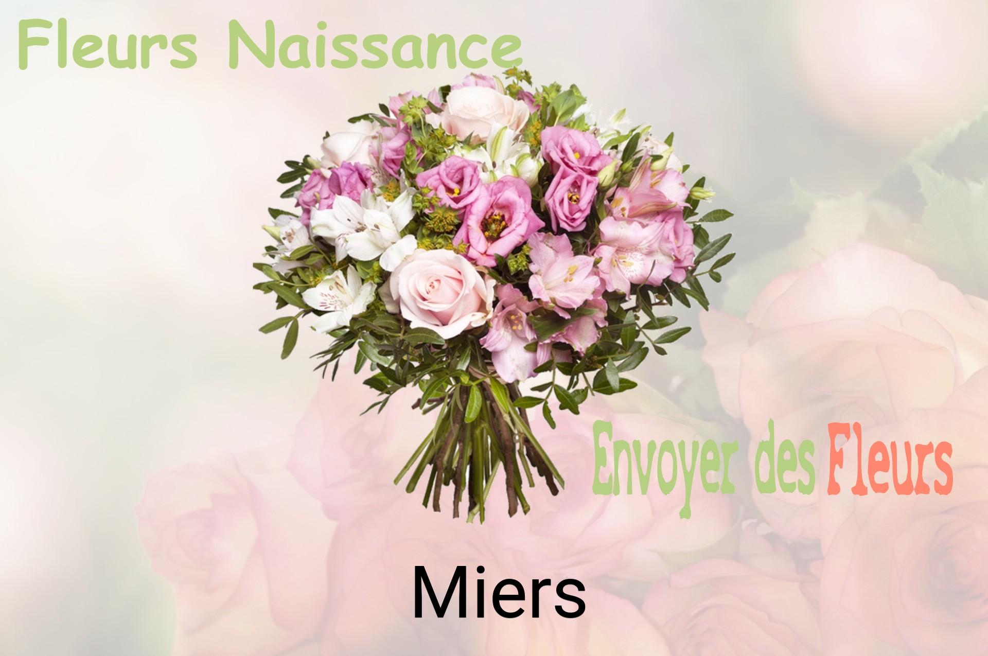 Bouquet de fleurs de naissance livré à Miers